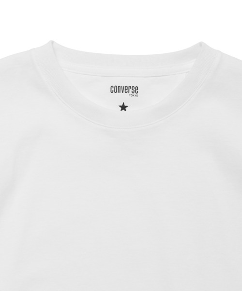 CONVERSE TOKYO(コンバーストウキョウ)の「CONVERSE TOKYO オーガニックコットンtee A2819UTS501(Tシャツ/カットソー・レディース・ホワイト・M/S)」の5枚目の写真