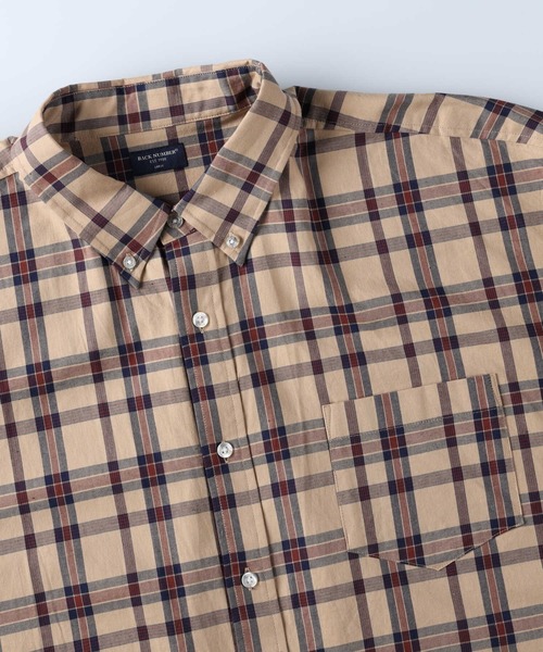 BACK NUMBER（バックナンバー）の「【BACK NUMBER】ビッグシルエットチェックシャツ（シャツ/ブラウス・メンズ・グリーン/ベージュ/ブラック・L/S/M）」の16枚目の写真
