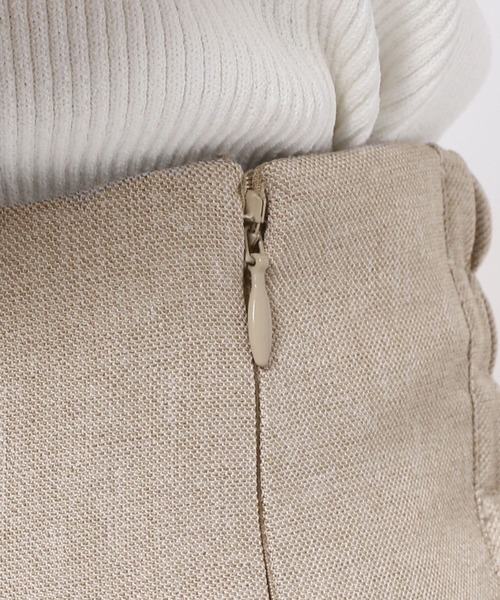 mysty woman（ミスティウーマン）の「リネンライクタイトスリットスカート 275717（スカート・レディース・ベージュ/オレンジ/チャコール・FREE）」の13枚目の写真