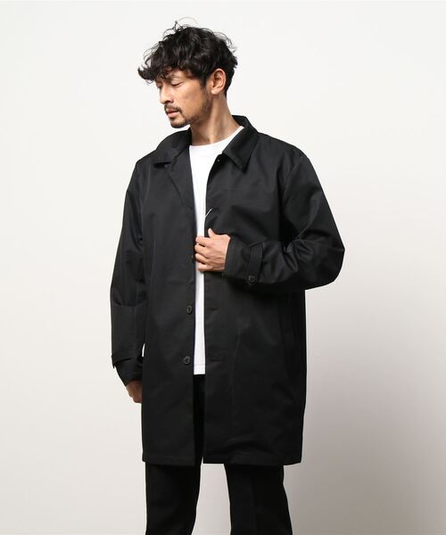 STYLEBLOCK（スタイルブロック）の「3層ステンカラーコート（ステンカラーコート・メンズ・ネイビー/グレイッシュベージュ/ブラック・M/L/LL）」の2枚目の写真