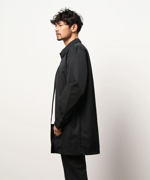 STYLEBLOCK（スタイルブロック）の「3層ステンカラーコート（ステンカラーコート・メンズ・ネイビー/グレイッシュベージュ/ブラック・M/L/LL）」の4枚目の写真