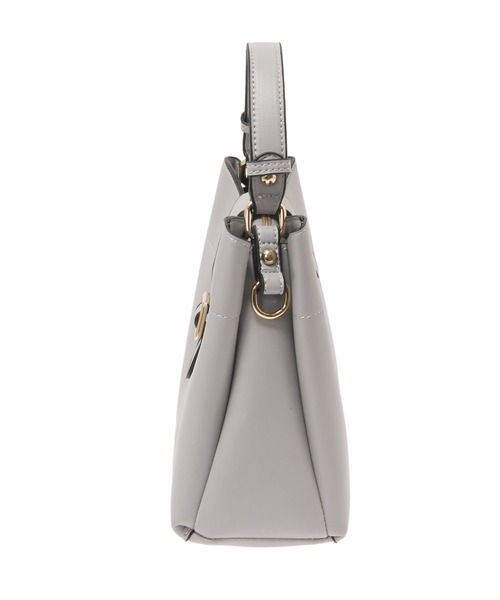 Edit Sheen（エディットシーン）の「【High-Line】スクエアフラップベルトカラーバッグ（ハンドバッグ・レディース・ホワイト/グレー・FREE）」の6枚目の写真