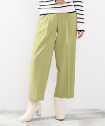 DRESKIP | 洗えるセンタープレスワイドパンツ(その他パンツ)