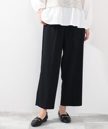 DRESKIP | 洗えるセンタープレスワイドパンツ(その他パンツ)