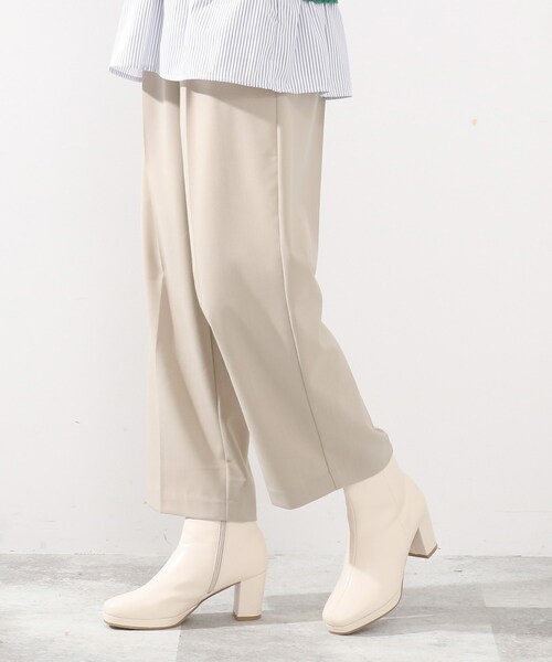 DRESKIP（ドレスキップ）の「◆洗えるセンタープレスワイドパンツ（その他パンツ・レディース・ブラック/ベージュ/レモンイエロー・02/03）」の22枚目の写真