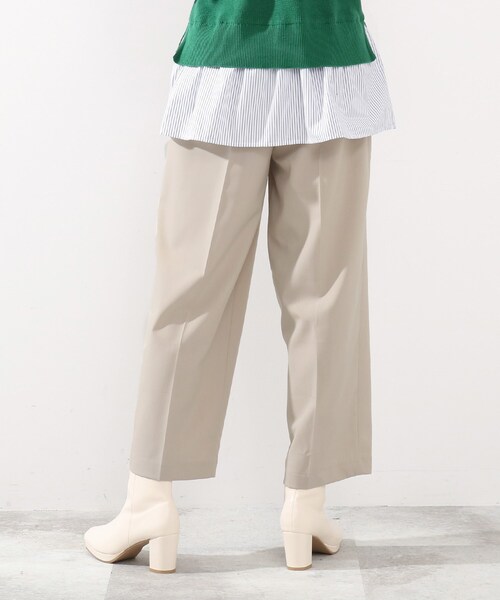 DRESKIP（ドレスキップ）の「◆洗えるセンタープレスワイドパンツ（その他パンツ・レディース・ブラック/ベージュ/レモンイエロー・02/03）」の16枚目の写真