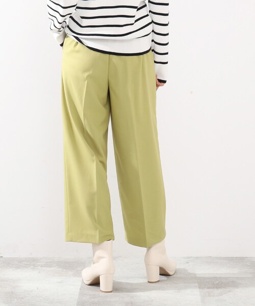 DRESKIP（ドレスキップ）の「◆洗えるセンタープレスワイドパンツ（その他パンツ・レディース・ブラック/ベージュ/レモンイエロー・02/03）」の14枚目の写真