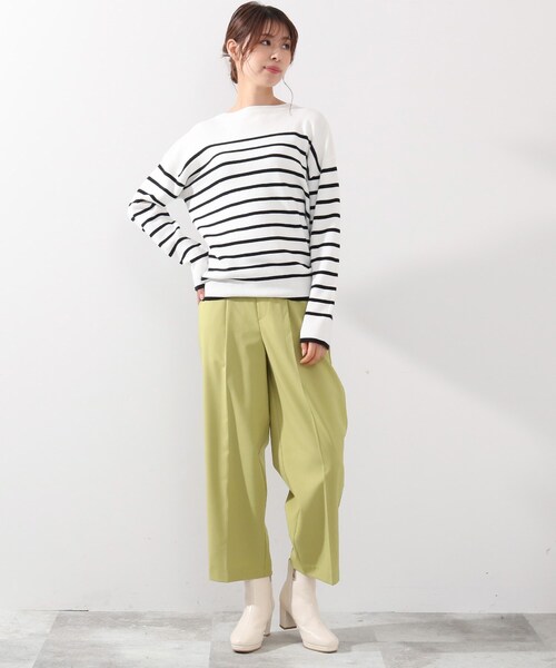 DRESKIP（ドレスキップ）の「◆洗えるセンタープレスワイドパンツ（その他パンツ・レディース・ブラック/ベージュ/レモンイエロー・02/03）」の15枚目の写真