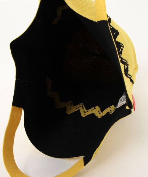 Vintage PEANUTS（ビンテージピーナッツ）の「ルートート/SNOOPY スヌーピー IP.Po-No(ポーノ).デリ.Peanuts-6T（トートバッグ・レディース・アイボリー/イエロー・FREE）」の7枚目の写真