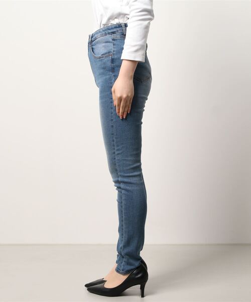 coca(coca)(コカ)の「ノンストレススキニー(デニムパンツ・レディース・ブルー系その他・S/M/L)」の2枚目の写真