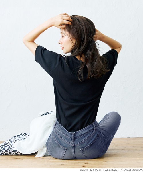 coca(coca)(コカ)の「ノンストレススキニー(デニムパンツ・レディース・ブルー系その他・S/M/L)」の7枚目の写真