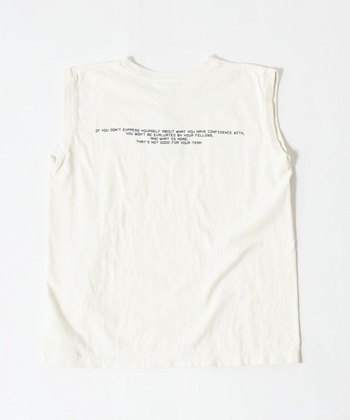 NASA（ナサ）の「【NASA】ノースリーブプリントTシャツ / Warm logo Pigment N/S Tee（Tシャツ/カットソー・レディース・チャコールグレー/アイボリー・FREE）」の16枚目の写真