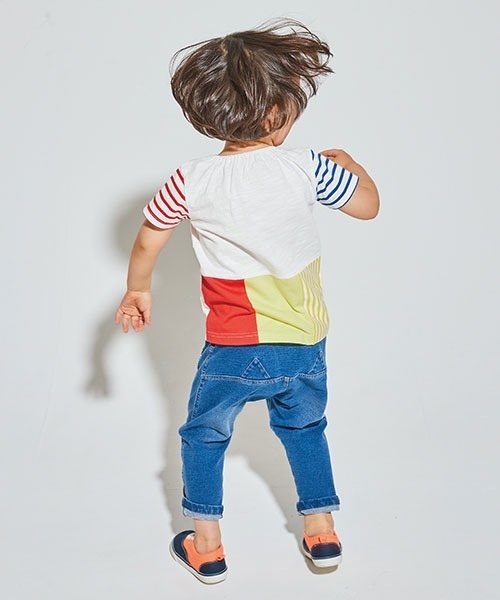 baby cheer（ベイビーチアー）の「星月ニットデニムパンツ（デニムパンツ・キッズ・ネイビー・100cm/120cm/110cm/80ｃｍ/90cm）」の3枚目の写真