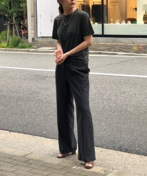 todayful Tシャツ　ブラック　黒　トゥデイフル Basic Smooth T-shirts（Tシャツ/カットソー）｜TODAYFUL