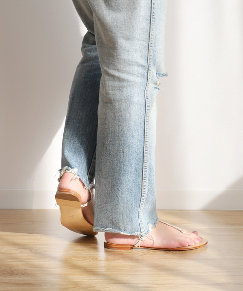 Spick & Span（スピックアンドスパン）の「【IL SANDALO OF CAPRI 】パイソン型押しストラップサンダル（サンダル・レディース・ベージュ・36/37/38）」の15枚目の写真