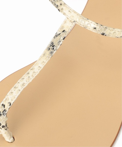 Spick & Span（スピックアンドスパン）の「【IL SANDALO OF CAPRI 】パイソン型押しストラップサンダル（サンダル・レディース・ベージュ・36/37/38）」の10枚目の写真