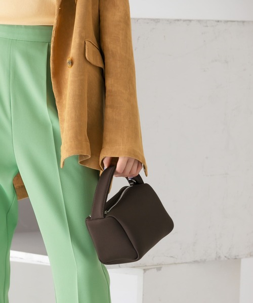 KBF（ケイビーエフ）の「マシュマロミニBAG（ハンドバッグ・レディース・ダークブラウン/ピンク/イエロー/アイボリー・ONE）」の7枚目の写真