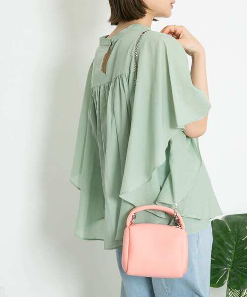 KBF（ケイビーエフ）の「マシュマロミニBAG（ハンドバッグ・レディース・ダークブラウン/ピンク/イエロー/アイボリー・ONE）」の11枚目の写真