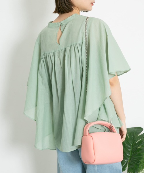 KBF（ケイビーエフ）の「マシュマロミニBAG（ハンドバッグ・レディース・ダークブラウン/ピンク/イエロー/アイボリー・ONE）」の8枚目の写真