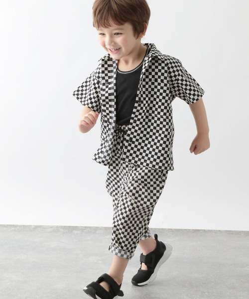 GLOBAL WORK(グローバルワーク)の「キッズ/エアカルクロップドパンツ柄/262789(その他パンツ・キッズ・ベージュ/その他・110cm/160cm/130cm/150cm/100cm/120cm/140cm)」の16枚目の写真