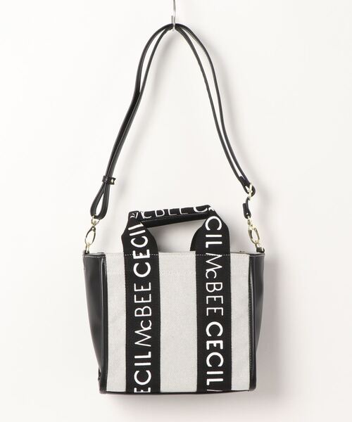 CECIL McBEE（セシルマクビー）の「【CECIL McBEE / セシルマクビー】 リピ　2wayハンドバッグ（ハンドバッグ・レディース・ブラック/ベージュ・FREE）」の3枚目の写真