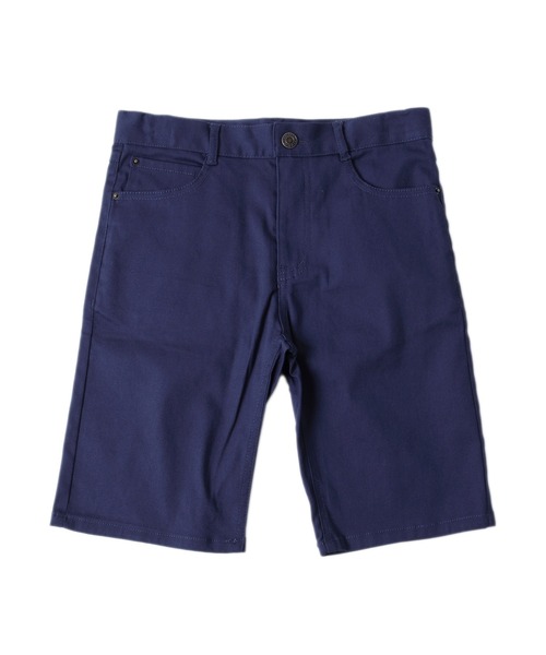 GLAZOS（グラソス）の「ツイルストレッチ・5ポケットハーフパンツ（その他パンツ・キッズ・ブラック/カーキ/ネイビー/ベージュ・160cm/170cm/140cm/150cm/130cm）」の4枚目の写真