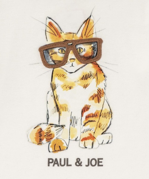 PAUL&JOE（ポールアンドジョー）の「PAUL & JOE(ポール & ジョー)サングラスキャット長袖Tシャツ（Tシャツ/カットソー・キッズ・ネイビー/ホワイト/ライトピンク・150/130/110/120/140）」の20枚目の写真