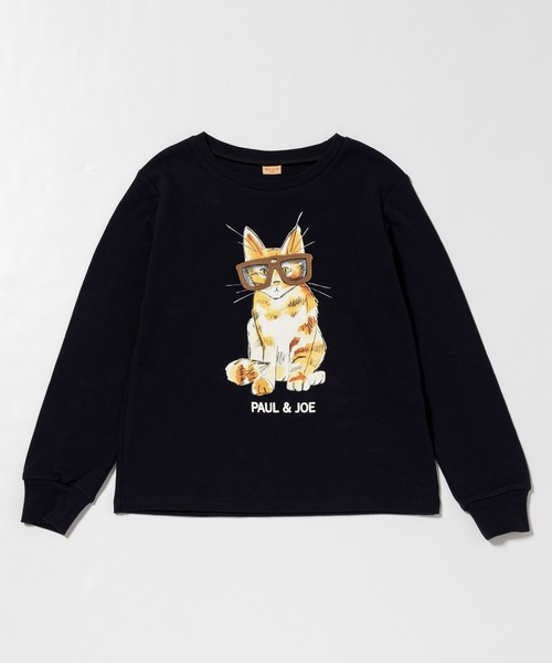 PAUL&JOE（ポールアンドジョー）の「PAUL & JOE(ポール & ジョー)サングラスキャット長袖Tシャツ（Tシャツ/カットソー・キッズ・ネイビー/ホワイト/ライトピンク・150/130/110/120/140）」の21枚目の写真
