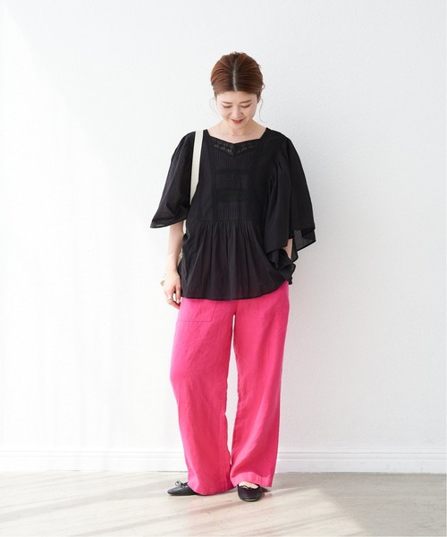 美品♡ne Quittez pas ヌキテパ コットンボイルレースブラウス 黒M NE QUITTEZ PAS!（ヌキテパ）の「【ne Quittez pas/ヌキテパ