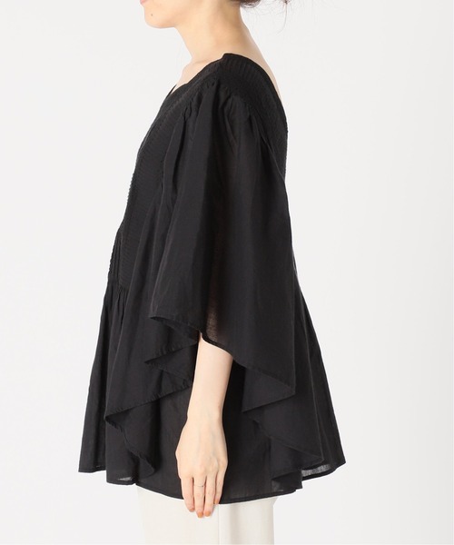 美品♡ne Quittez pas ヌキテパ コットンボイルレースブラウス 黒M NE QUITTEZ PAS!（ヌキテパ）の「【ne Quittez pas/ヌキテパ