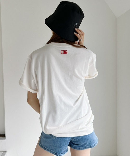 新品⭐韓国限定⭐MLB Korea⭐Tシャツ Mサイズ モノグラム ベージュ MLB - 韓国限定⭐MLB Korea⭐新品 Tシャツ Mサイズ モノグラム