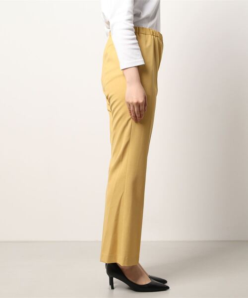 DIARIUM（ディアリウム）の「スリット入りセミワイドパンツ（その他パンツ・レディース・ベージュ/イエロー/グリーン/ラベンダー/ローズ・M）」の6枚目の写真