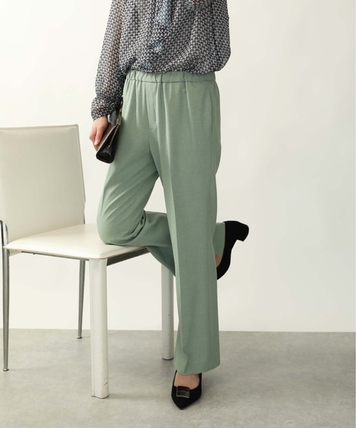 DIARIUM（ディアリウム）の「スリット入りセミワイドパンツ（その他パンツ・レディース・ベージュ/イエロー/グリーン/ラベンダー/ローズ・M）」の15枚目の写真