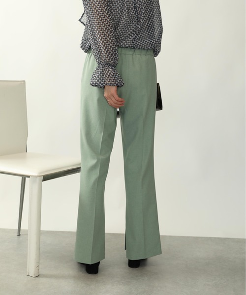 DIARIUM（ディアリウム）の「スリット入りセミワイドパンツ（その他パンツ・レディース・ベージュ/イエロー/グリーン/ラベンダー/ローズ・M）」の16枚目の写真