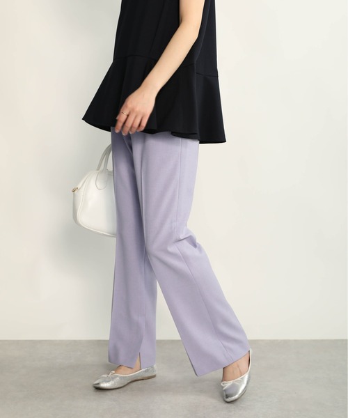 DIARIUM（ディアリウム）の「スリット入りセミワイドパンツ（その他パンツ・レディース・ベージュ/イエロー/グリーン/ラベンダー/ローズ・M）」の21枚目の写真