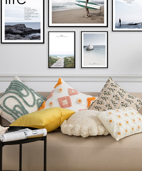 aimoha（アイモハ）の「春の訪れコレクションクッションカバー（クッション/クッションカバー・レディース・ベージュ/ホワイト系その他4/イエロー系その他2/グリーン系その他/グリーン系その他2/イエロー系その他/ホワイト系その他3/ホワイト系その他2/ホワイト系その他/ホワイト×イエロー/グリーン系その他3・FREE/SMALL）」の17枚目の写真