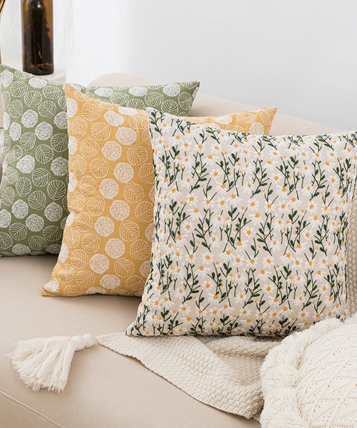 aimoha（アイモハ）の「春の訪れコレクションクッションカバー（クッション/クッションカバー・レディース・ベージュ/ホワイト系その他4/イエロー系その他2/グリーン系その他/グリーン系その他2/イエロー系その他/ホワイト系その他3/ホワイト系その他2/ホワイト系その他/ホワイト×イエロー/グリーン系その他3・FREE/SMALL）」の21枚目の写真