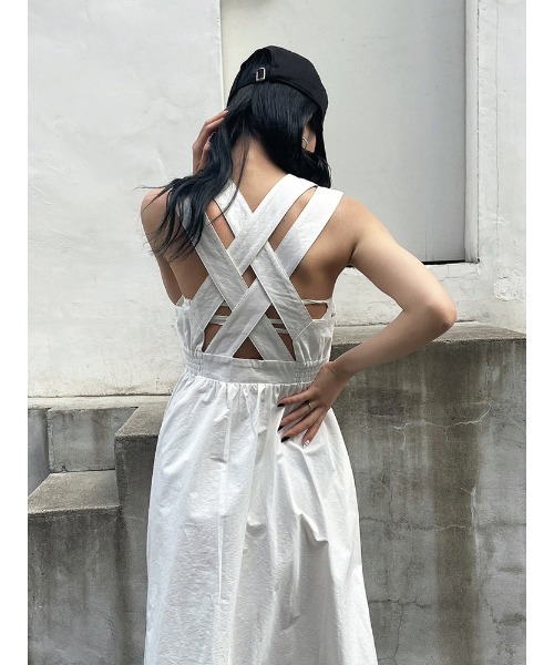 ENVYM(アンビー)の「バックラインブラTOP(その他トップス・レディース・ホワイト/ブラック・FREE)」の8枚目の写真
