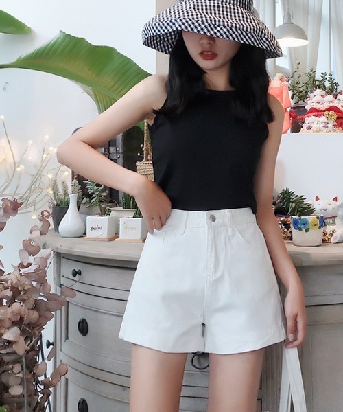 urge：（アージコロン ）の「【URGE：】 ヘビーツイル　ショートパンツ（その他パンツ・レディース・ホワイト/ブラック/アイボリー・SMALL/MEDIUM/LARGE/X-LARGE）」の13枚目の写真