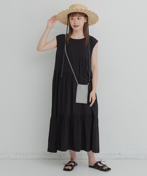 MERLOT（メルロー）の「ビーズショルダーバッグ（ショルダーバッグ・レディース・オレンジ/クリア・FREE）」の3枚目の写真