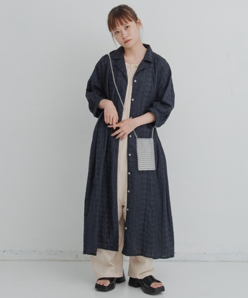 MERLOT（メルロー）の「ビーズショルダーバッグ（ショルダーバッグ・レディース・オレンジ/クリア・FREE）」の4枚目の写真