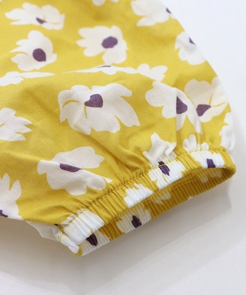 lulpini（ルルピー二）の「kids　花柄パフスリーブTシャツ（Tシャツ/カットソー・キッズ・イエロー/ミント・M/L/S）」の16枚目の写真