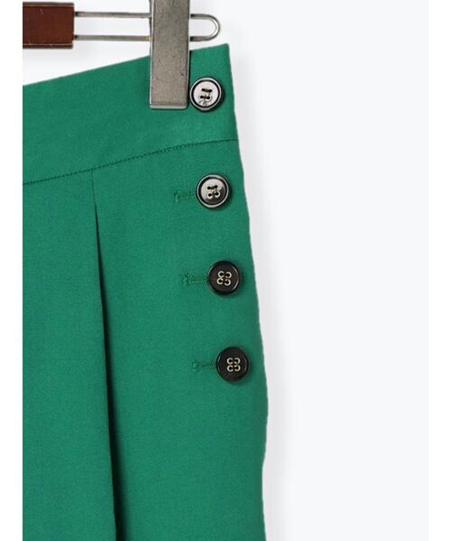 Te chichi（テチチ）の「サイド釦ワイドクロップトパンツ（その他パンツ・レディース・ネイビー/オフホワイト/グリーン・SMALL/MEDIUM）」の17枚目の写真