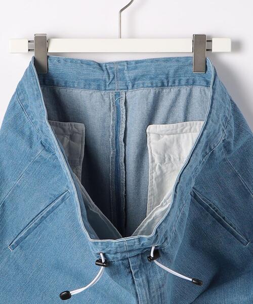 ATHA（アタ）の「＜ATHA＞ FADE DENIM WIDE SHORTS/ショートパンツ（その他パンツ・メンズ・ライトブルー/ダークグレー・FREE）」の9枚目の写真