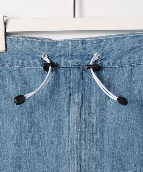 ATHA（アタ）の「＜ATHA＞ FADE DENIM WIDE SHORTS/ショートパンツ（その他パンツ・メンズ・ライトブルー/ダークグレー・FREE）」の6枚目の写真