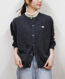 DANTON/ダントン ラムズウール クルーネックカーディガン LAMBS WOOL CREWNECK CARDIGAN DT-D0031 LMW