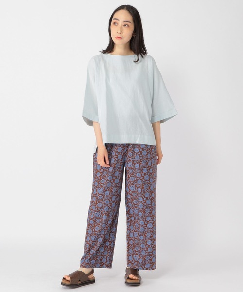 studio CLIP（スタディオクリップ）の「コットンリネンリラックスブラウス（シャツ/ブラウス・レディース・ライトブルー/ライトベージュ/スモーク・FREE）」の15枚目の写真