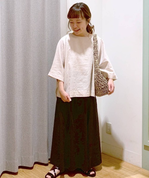 studio CLIP（スタディオクリップ）の「コットンリネンリラックスブラウス（シャツ/ブラウス・レディース・ライトブルー/ライトベージュ/スモーク・FREE）」の17枚目の写真