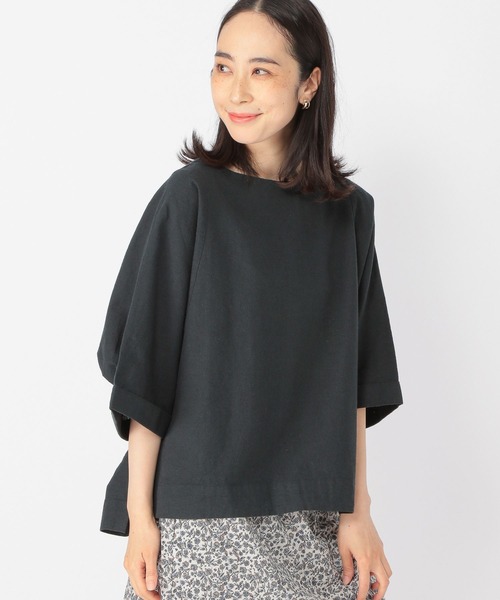 studio CLIP（スタディオクリップ）の「コットンリネンリラックスブラウス（シャツ/ブラウス・レディース・ライトブルー/ライトベージュ/スモーク・FREE）」の21枚目の写真