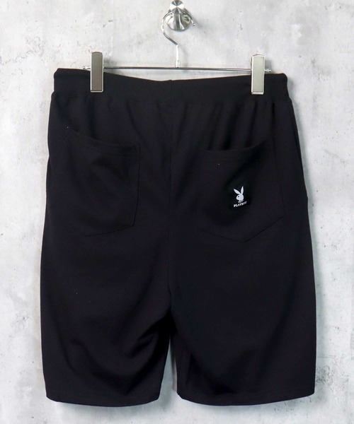 PLAYBOY（プレイボーイ）の「PLAYBOY ワンポイントロゴ刺繍ハーフパンツ ショートパンツ（その他パンツ・メンズ・ブラック/グレー・M/L/XL）」の7枚目の写真